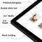 Americanflat 14.8x20 Mini Instant Photo Collage Frame with 16 Openings for 2.1x3.4 Photos - Double White Mat - Instax Mini Photo Frame - Polished Plexiglass Cover - Hanging Hardware - Black